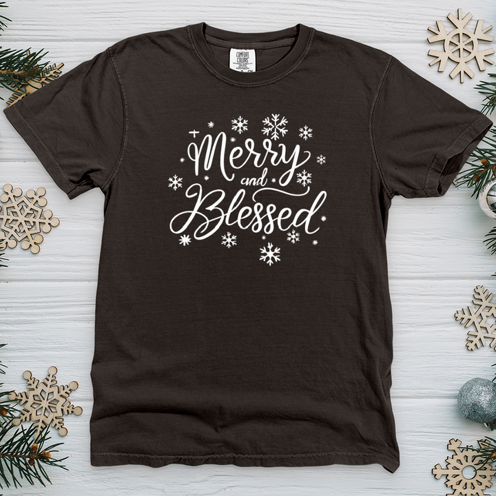 Merry and Blessed Heavy Cotton Comfort Colors Tee