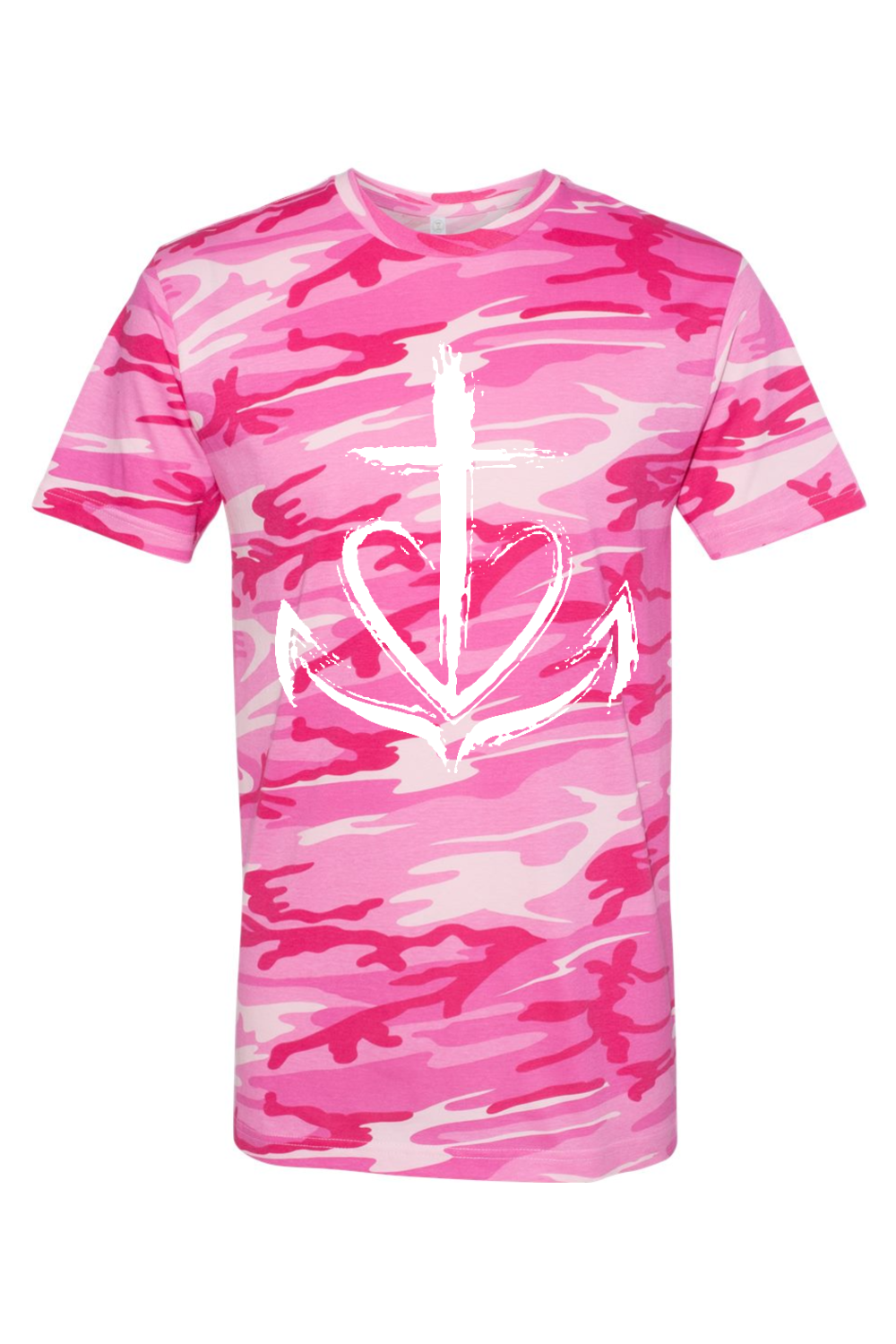 Faith anchor camo tee