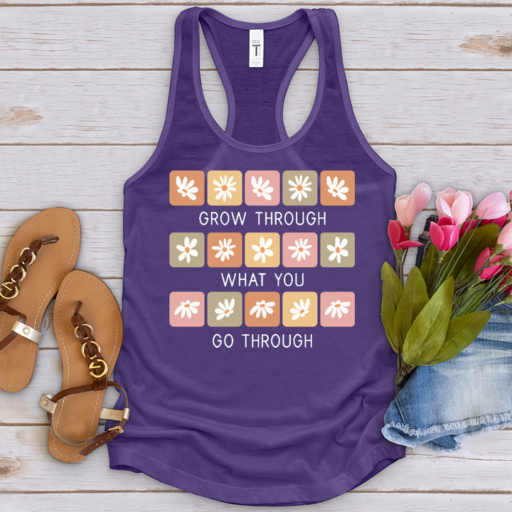 Grow Through Retro Daisies Tank Top