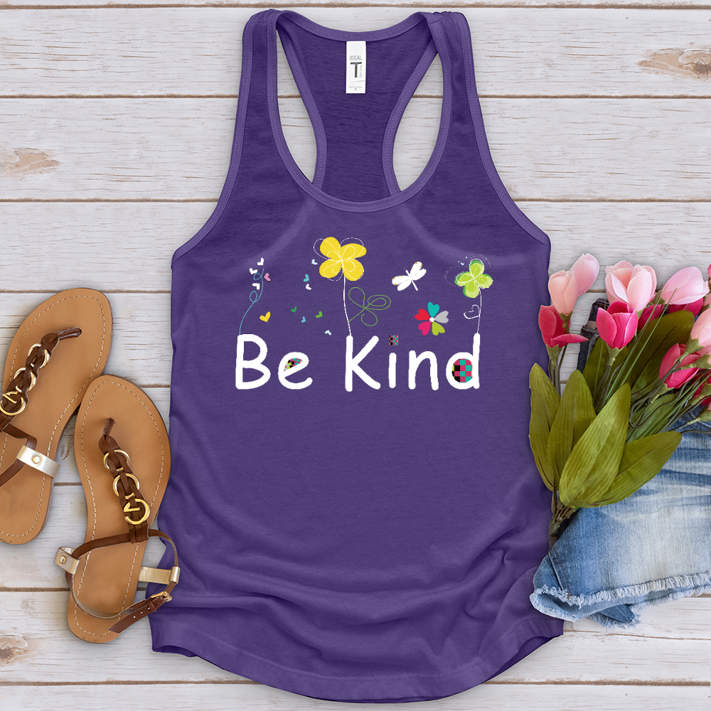 Be Kind Spring Garden Tank Top