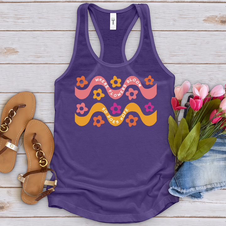 Where Flowers Bloom Daisy Pattern Tank Top