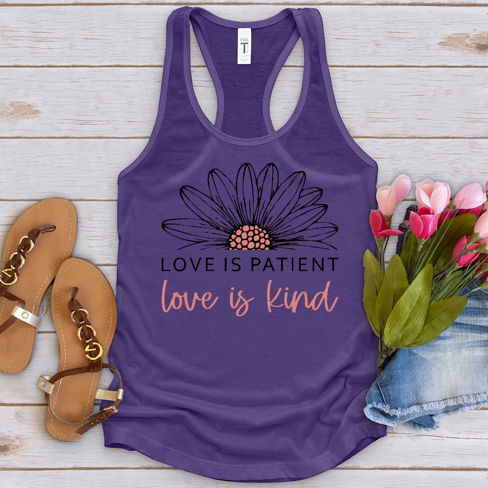 Love Is Patient Blossom Tank Top