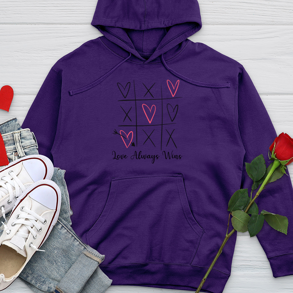 Love Always Wins Sketch Midweight Hooded Sweatshirt