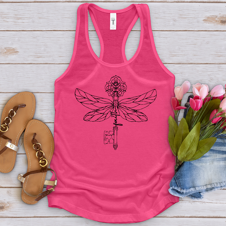 Faith Key Dragonfly Tank Top