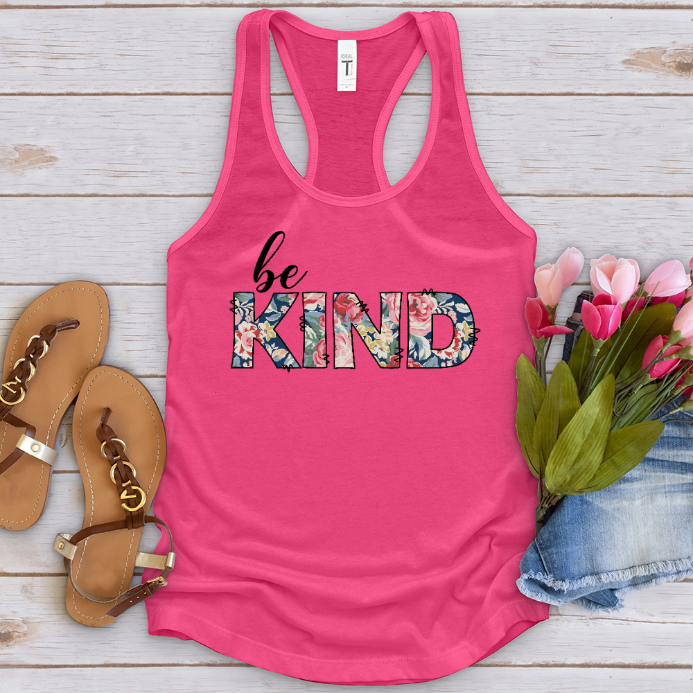 Be Kind Flowers Tank Top