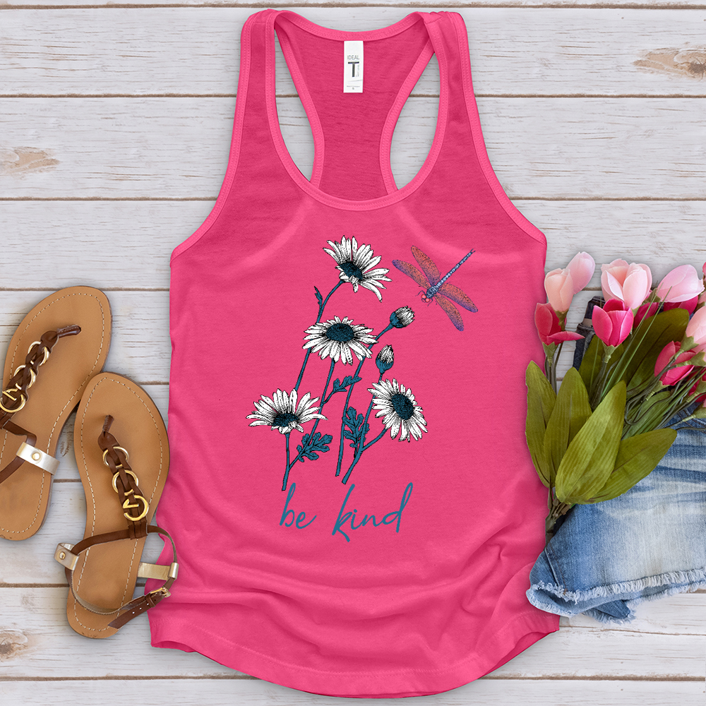 Be Kind Daisy Flower Tank Top