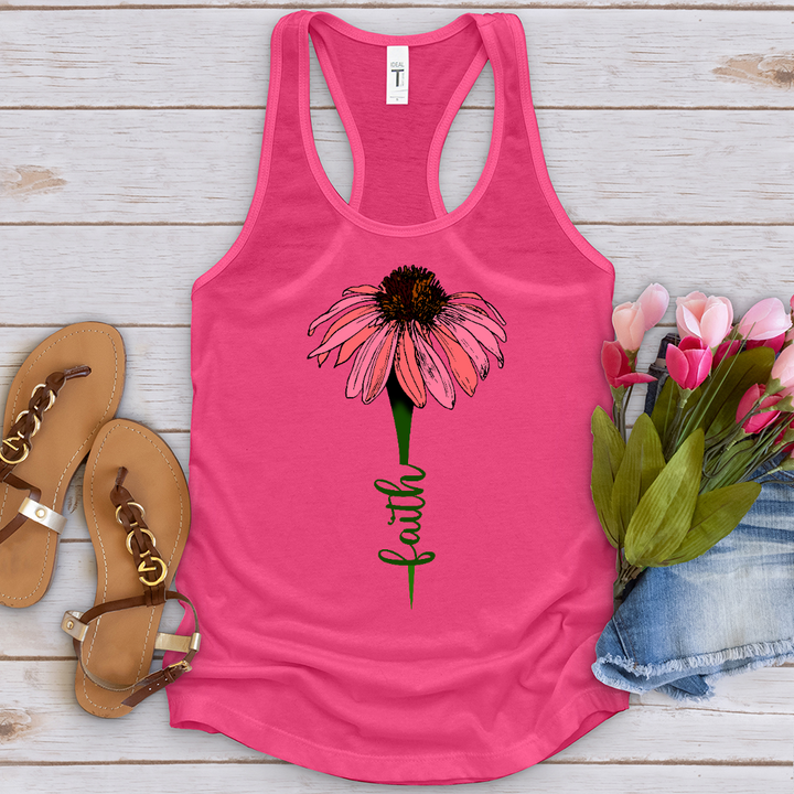 Faith Daisy Mandala Tank Top