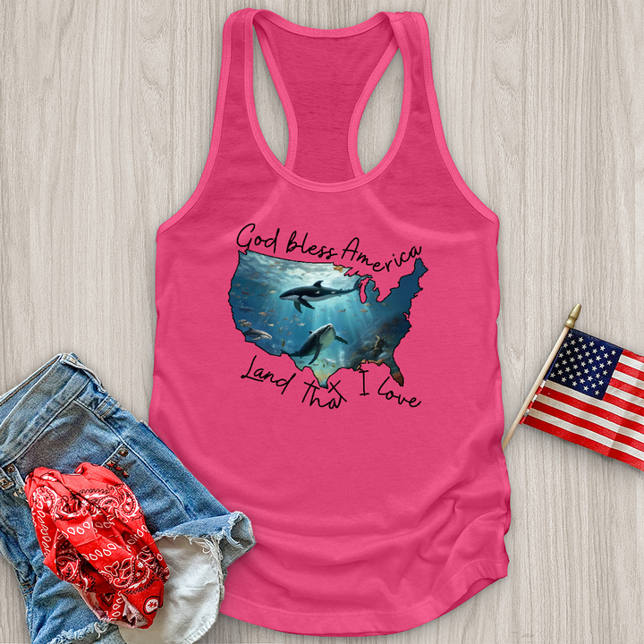 Ocean With Animals in It 3 Tank Top