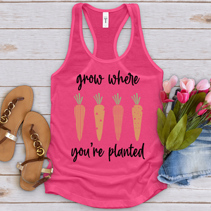 Grow Where You're Planted Carrots Tank Top