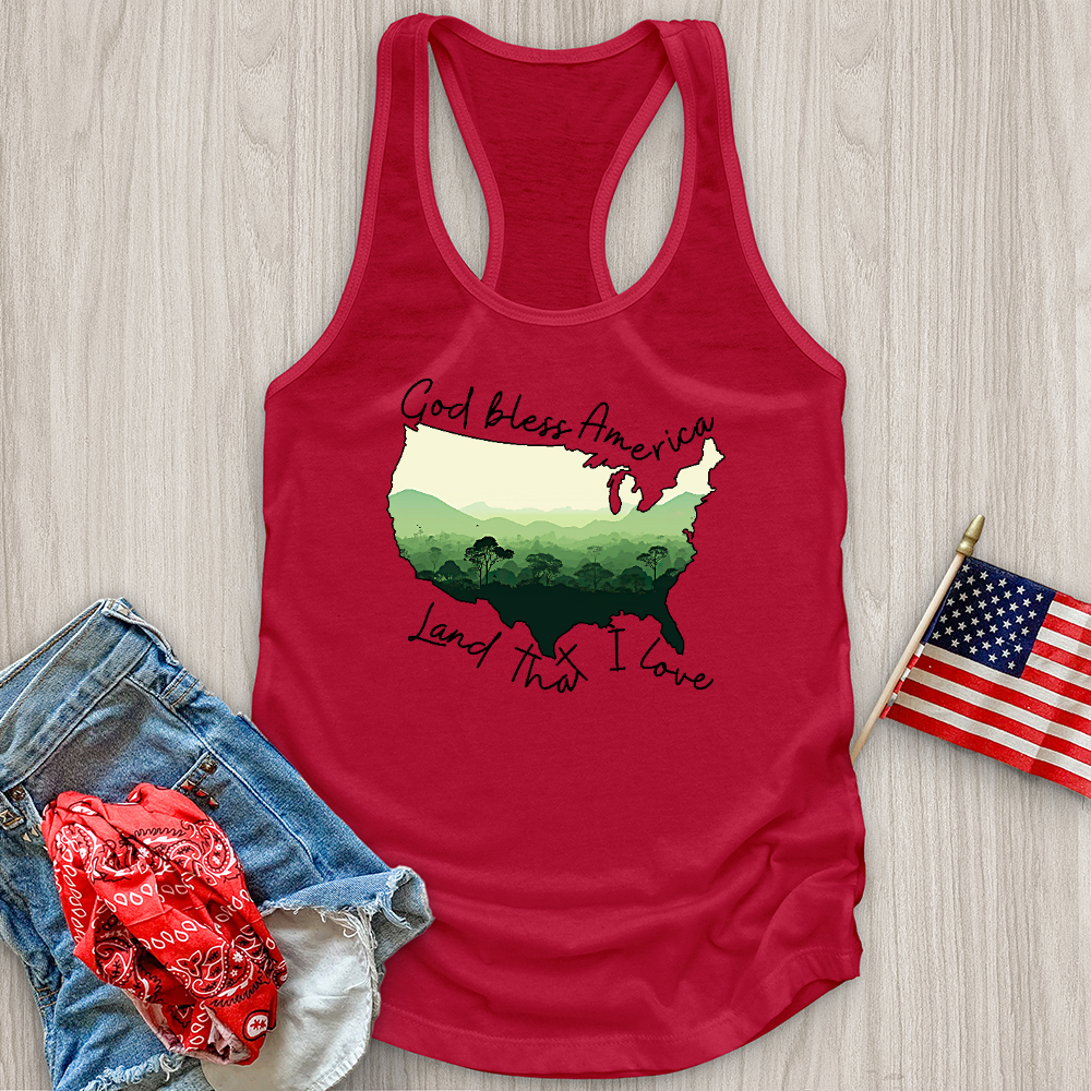 God Bless Rainforest Variation Tank Top