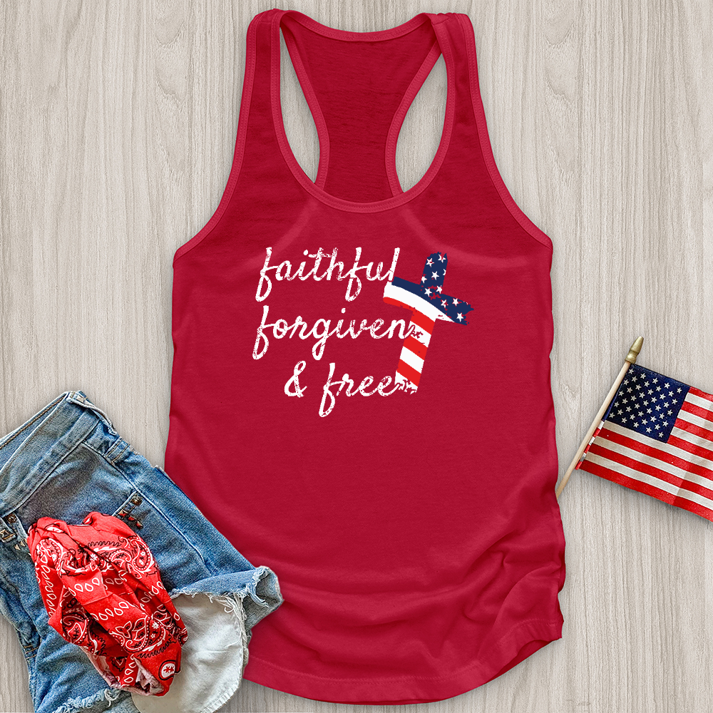 Faithful Stripes Flag Tank Top