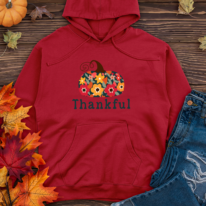 Thankful pumpkin 2 Midweight Hooded Sweatshirt