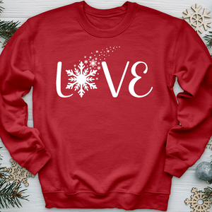 Love Snowflake Crewneck