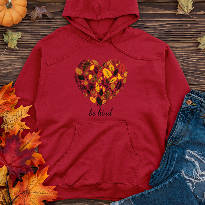 Vintage Harvest Heart Midweight Hooded Sweatshirt