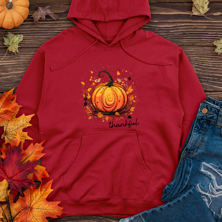 Thankful Pumpkin Swirl Midweight Hoodie