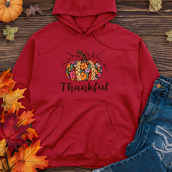 Thankful 02 Midweight Hooded Sweatshirt