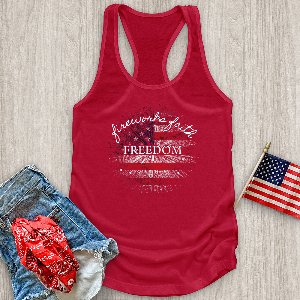 Fireworks Faith & Freedom V1 Tank Top