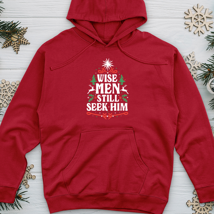 Wise Men Still Seek Him Midweight Hooded Sweatshirt