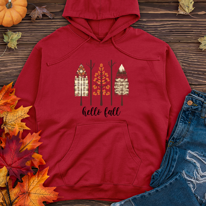 Retro Autumn Icon Trio Midweight Hooded Sweatshirt