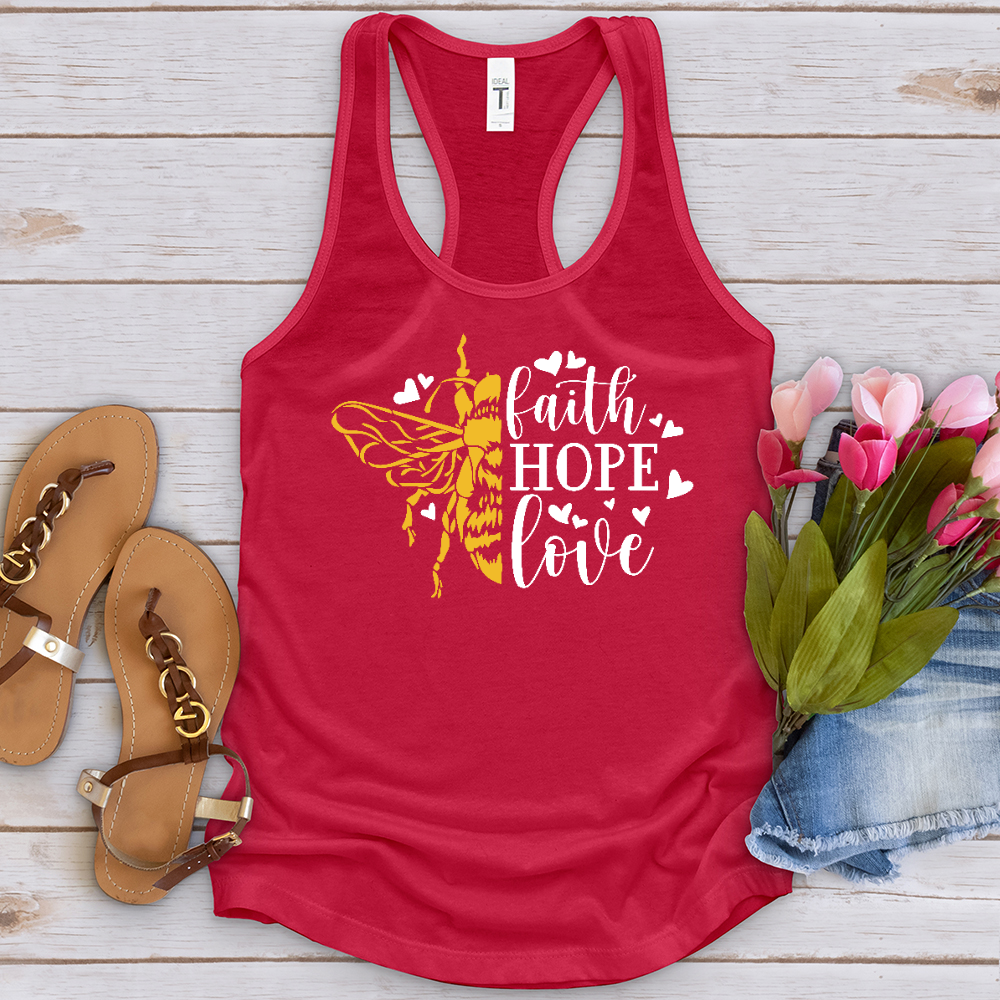 Faith Hope Love Bumble Tank Top