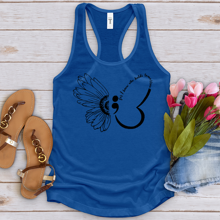 Who Holds Tomorrow Butterfly Tank Top