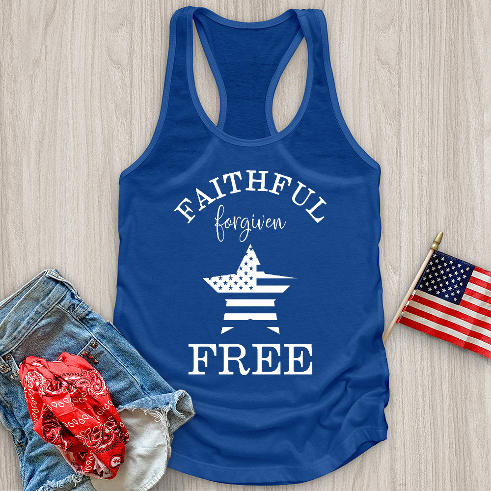 Faithful Forgiven Star Tank Top