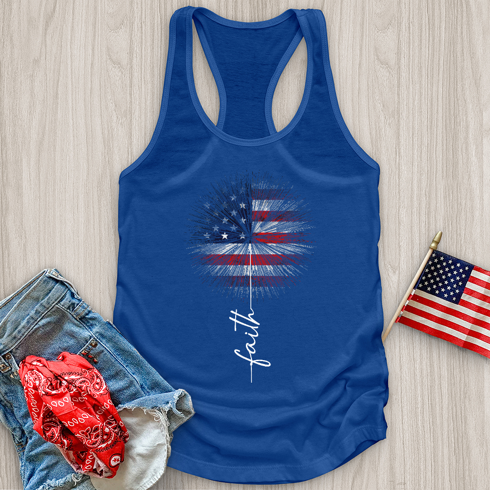 Firework Faith Flower Tank Top