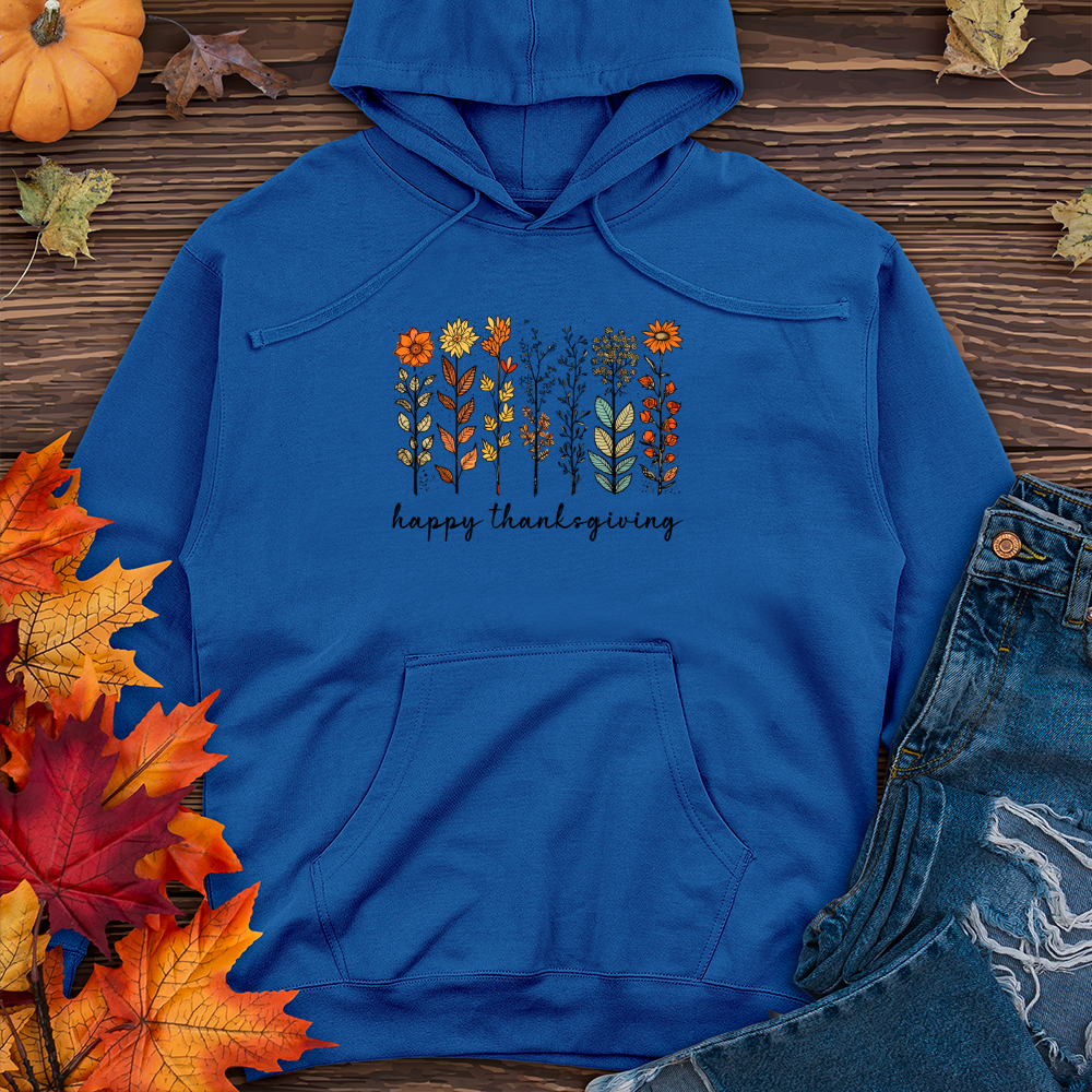 Retro Nature_s Beauty Fall Icons Midweight Hooded Sweatshirt