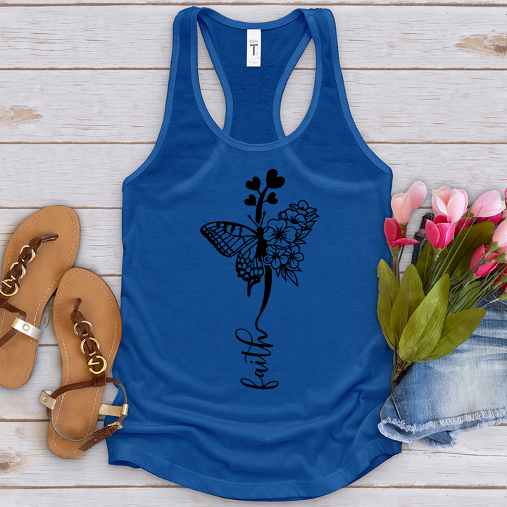 Faith Butterfly Hearts Tank Top