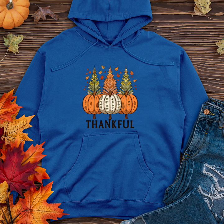 Vintage Harvest Trio Pine Trees Midweight Hooded Sweatshirt