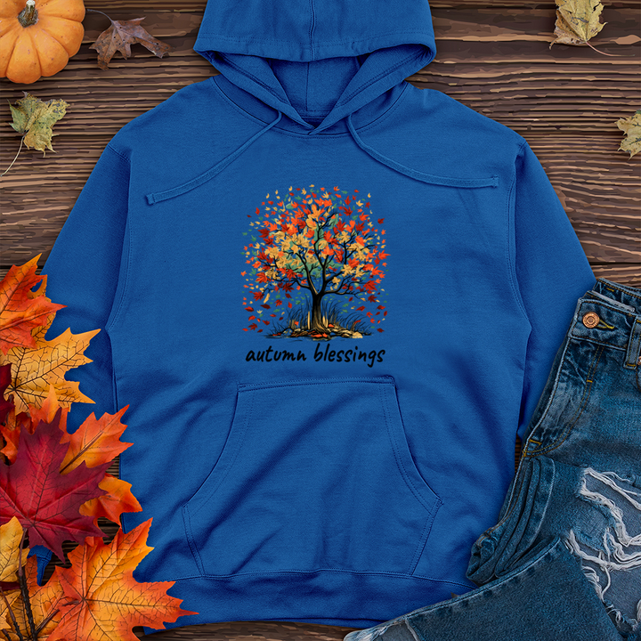 Autumn Blessings Midweight Hooded Sweatshirt