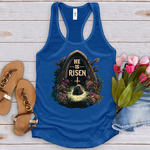 He Is Risen Grave Tank Top