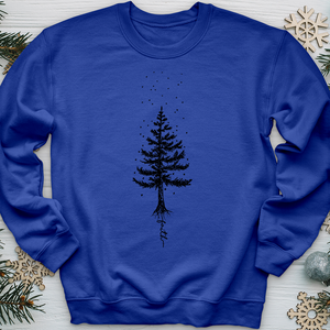 Rooted In Faith Pine Tree Crewneck