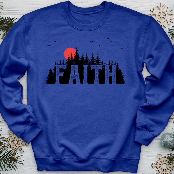 Faith Evergreens Crewneck