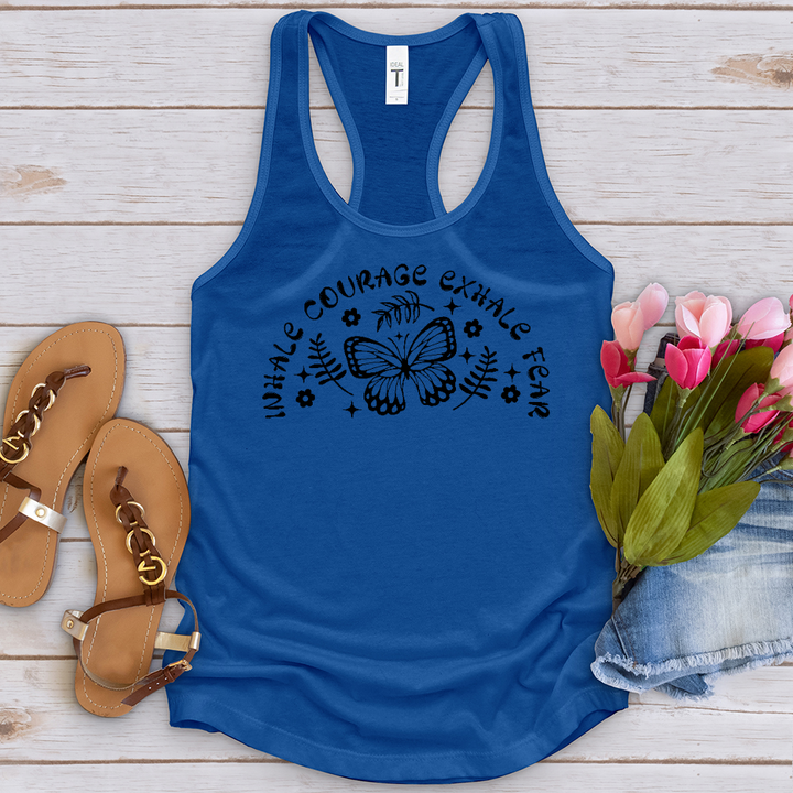 Exhale Fear Butterfly Tank Top