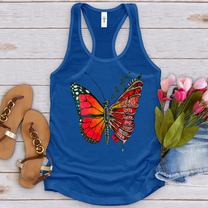 Faith Butterfly Tank Top