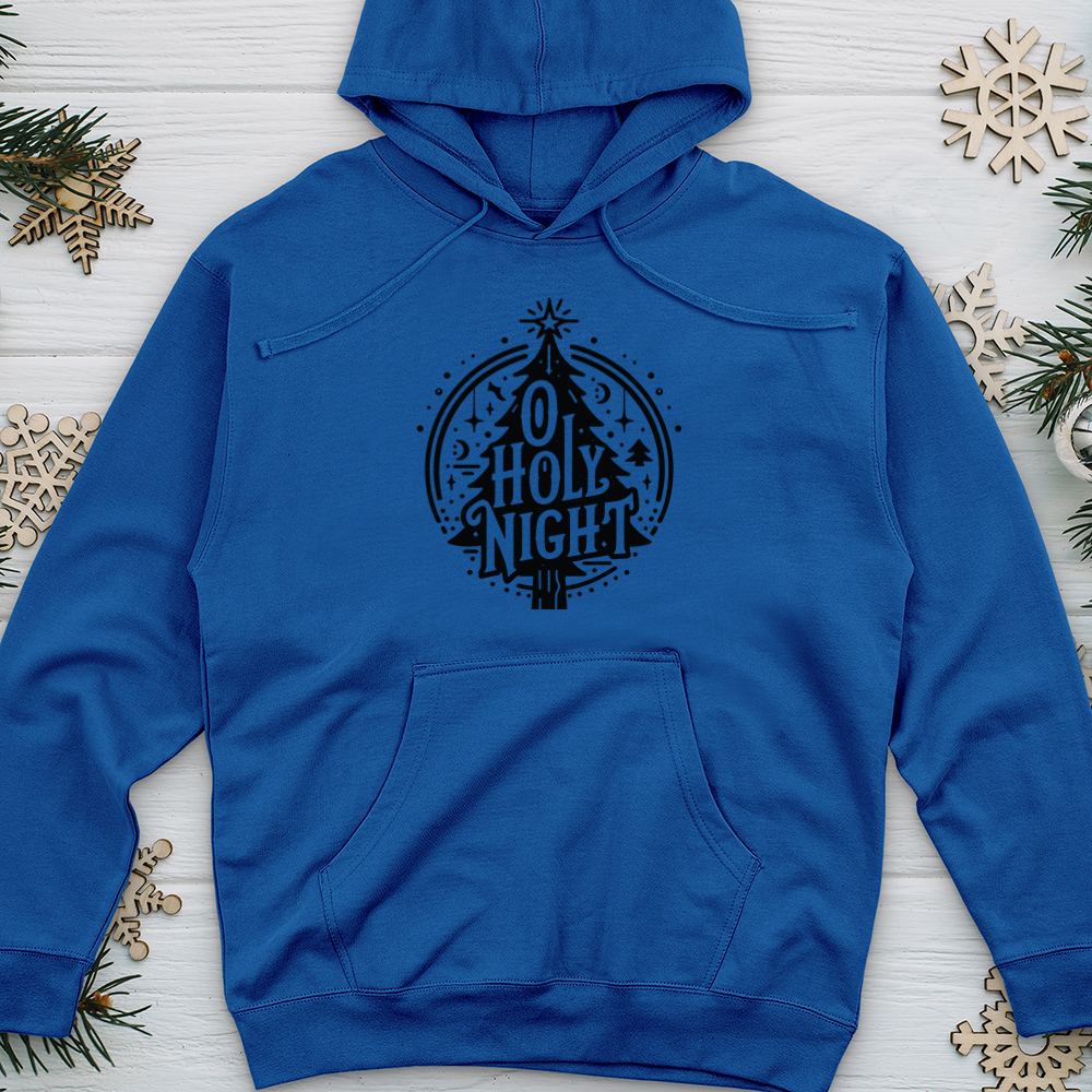 O Holy Night Midweight Hooded Sweatshirt