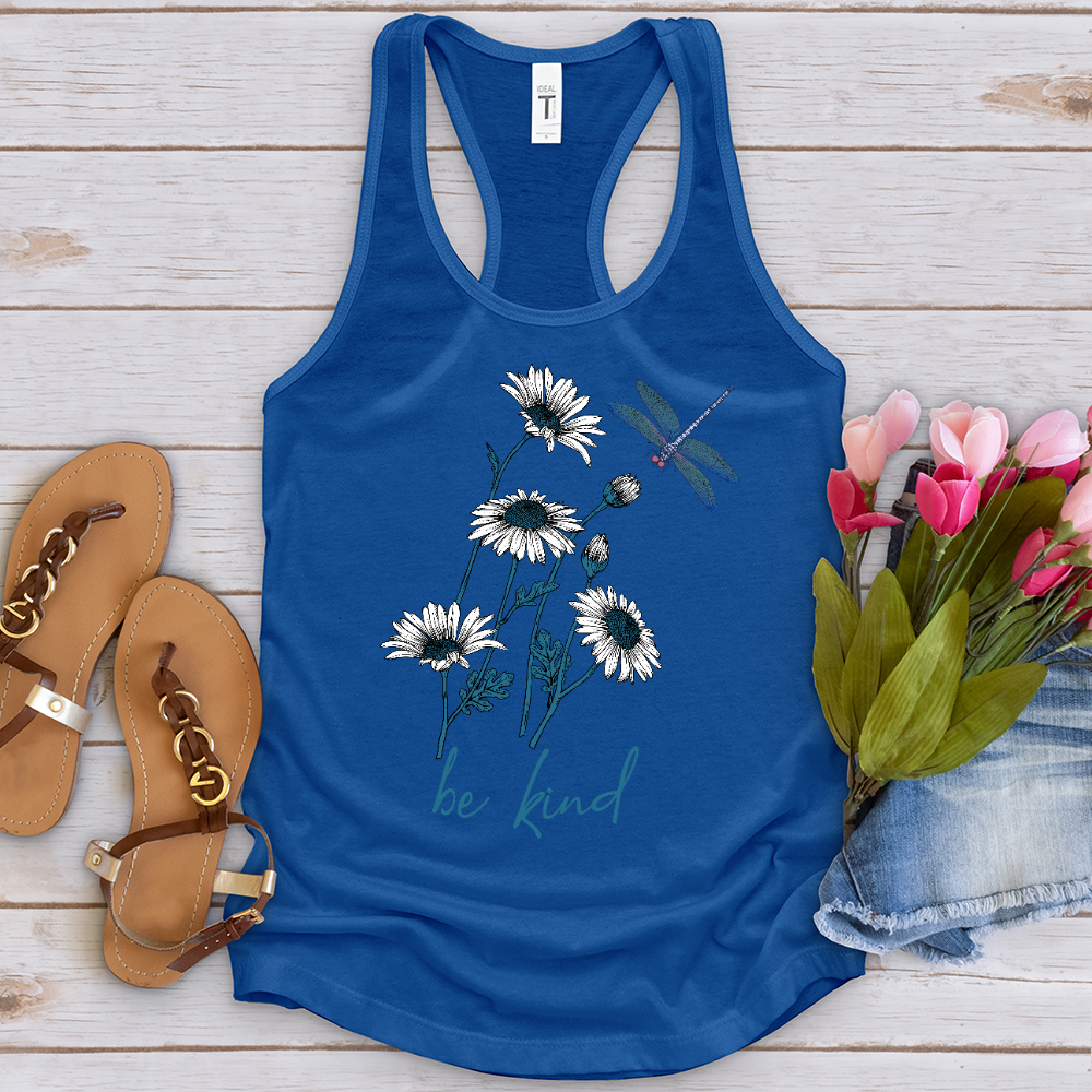 Be Kind Daisy Flower Tank Top