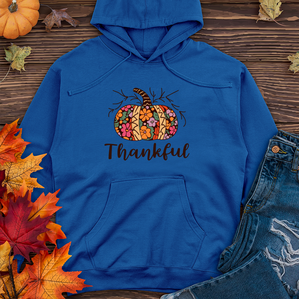 Thankful 02 Midweight Hooded Sweatshirt