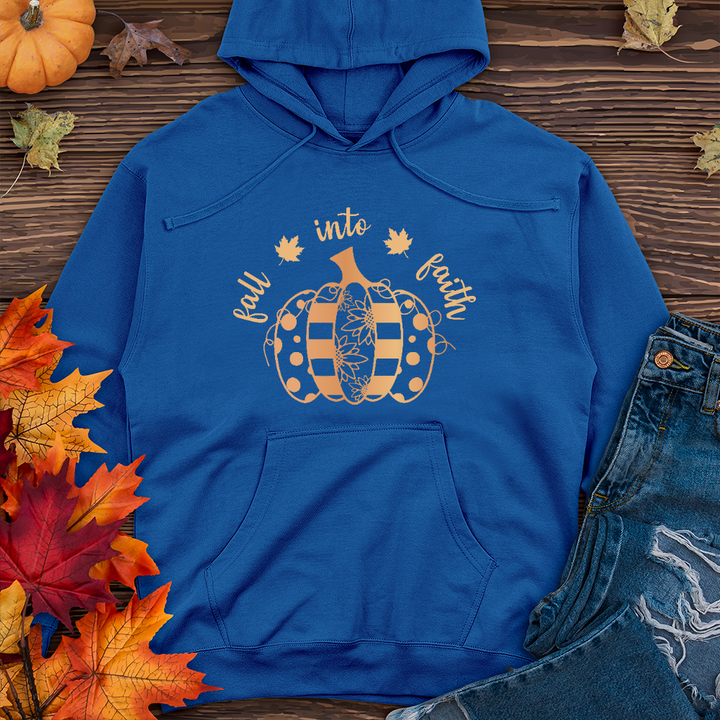 Fall Into Faith Spotted Pumpkin Midweight Hoodie