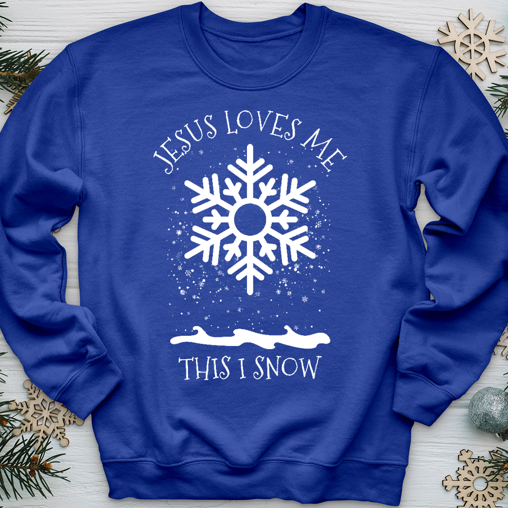 This I Snow Crewneck