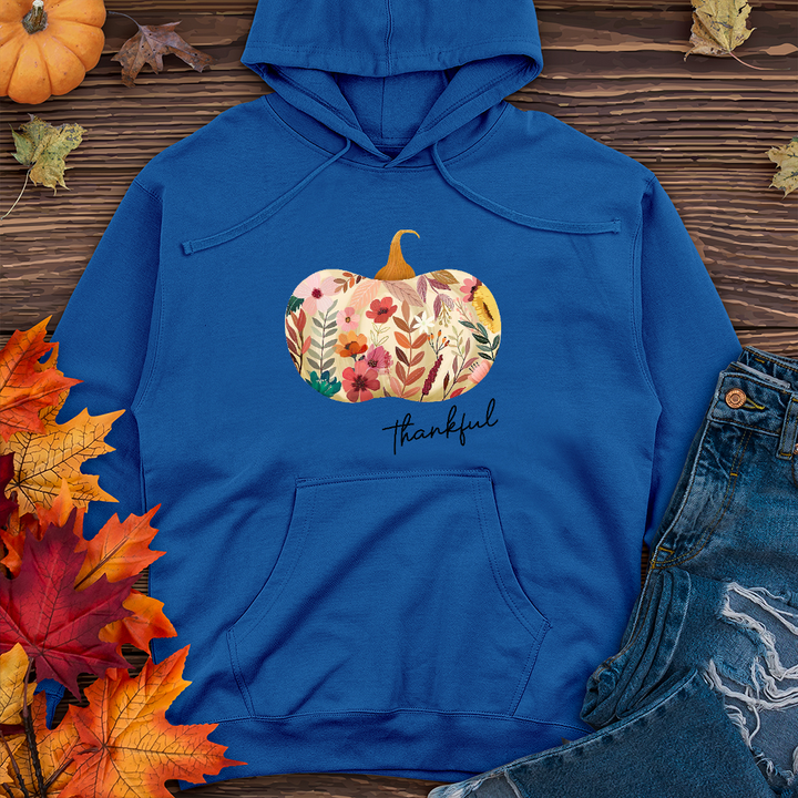 Thankful Garden Pumpkin   Midweight Hoodie