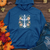 A simple anchor with flower Midweight Hoodie