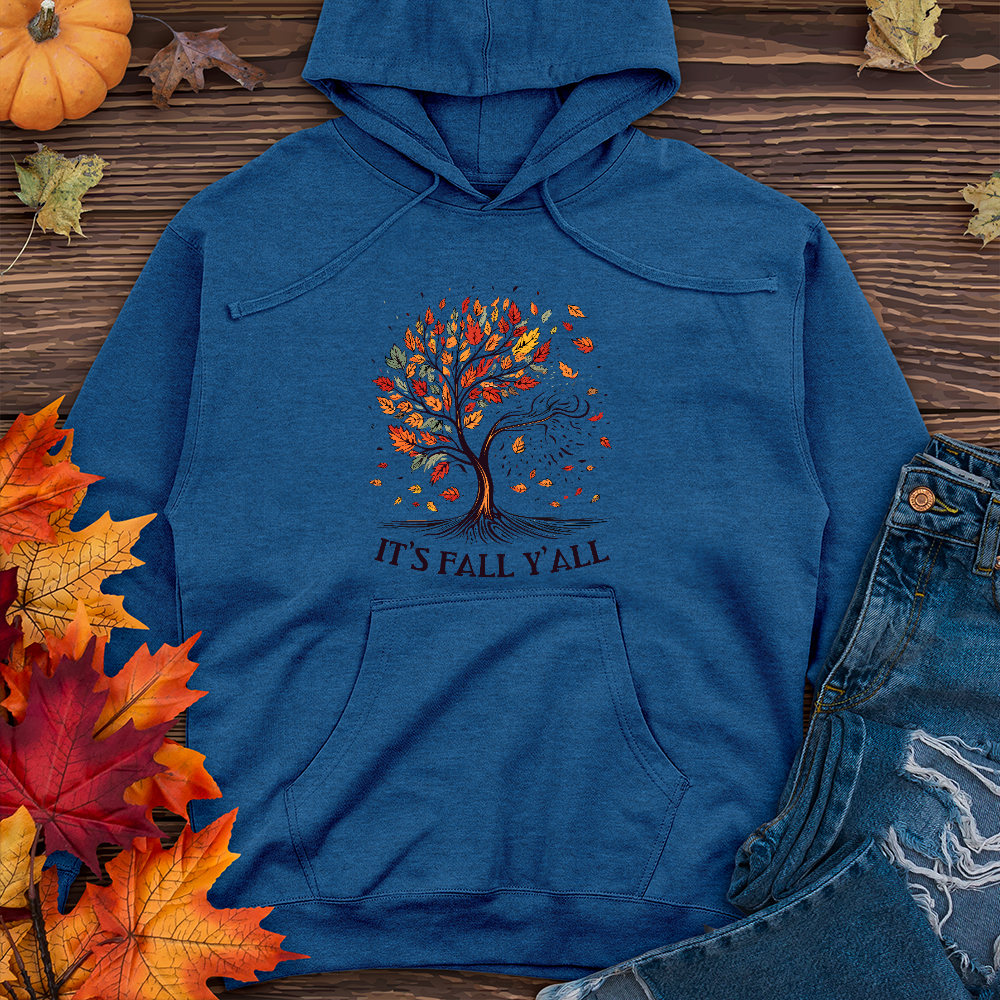 It's Fall Y'all Blooming Midweight Hoodie