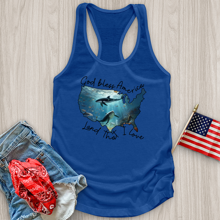 Ocean With Animals in It 3 Tank Top