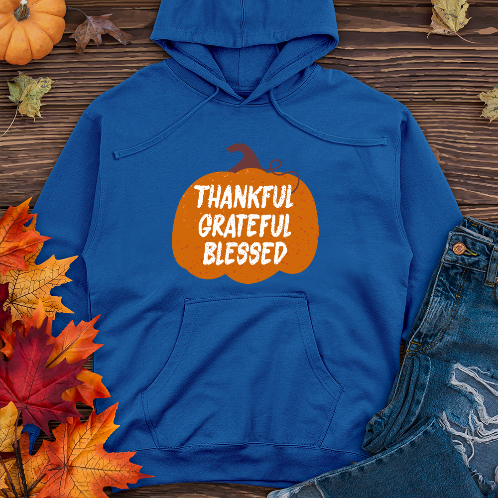 TGB Autumn Pumpkin Scene   Midweight Hoodie