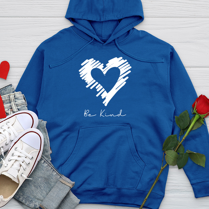 Heart Silhouette Midweight Hooded Sweatshirt