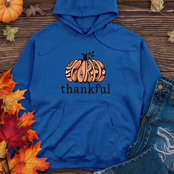 Thankful 01 Midweight Hooded Sweatshirt