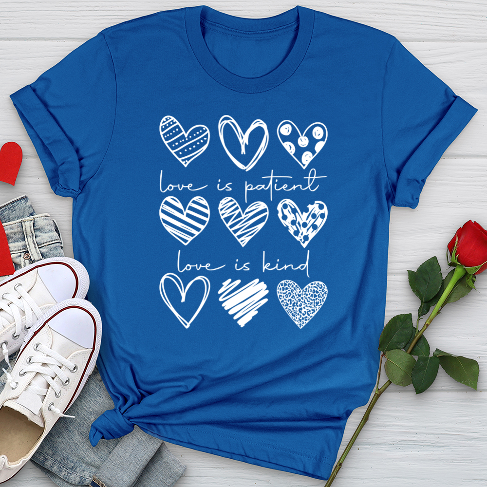 Heart Pattern Softstyle Tee