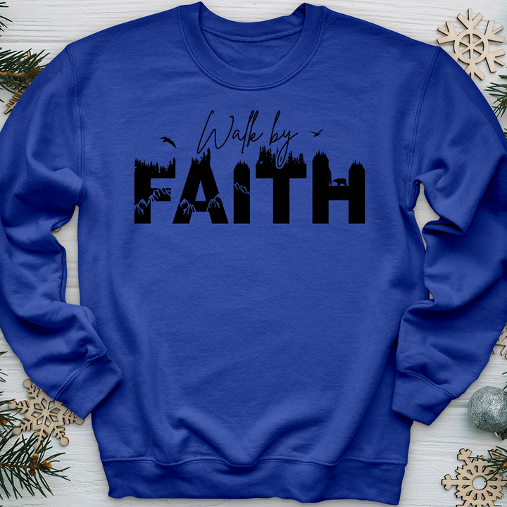 Walk by Faith Wilderness 01  Crewneck